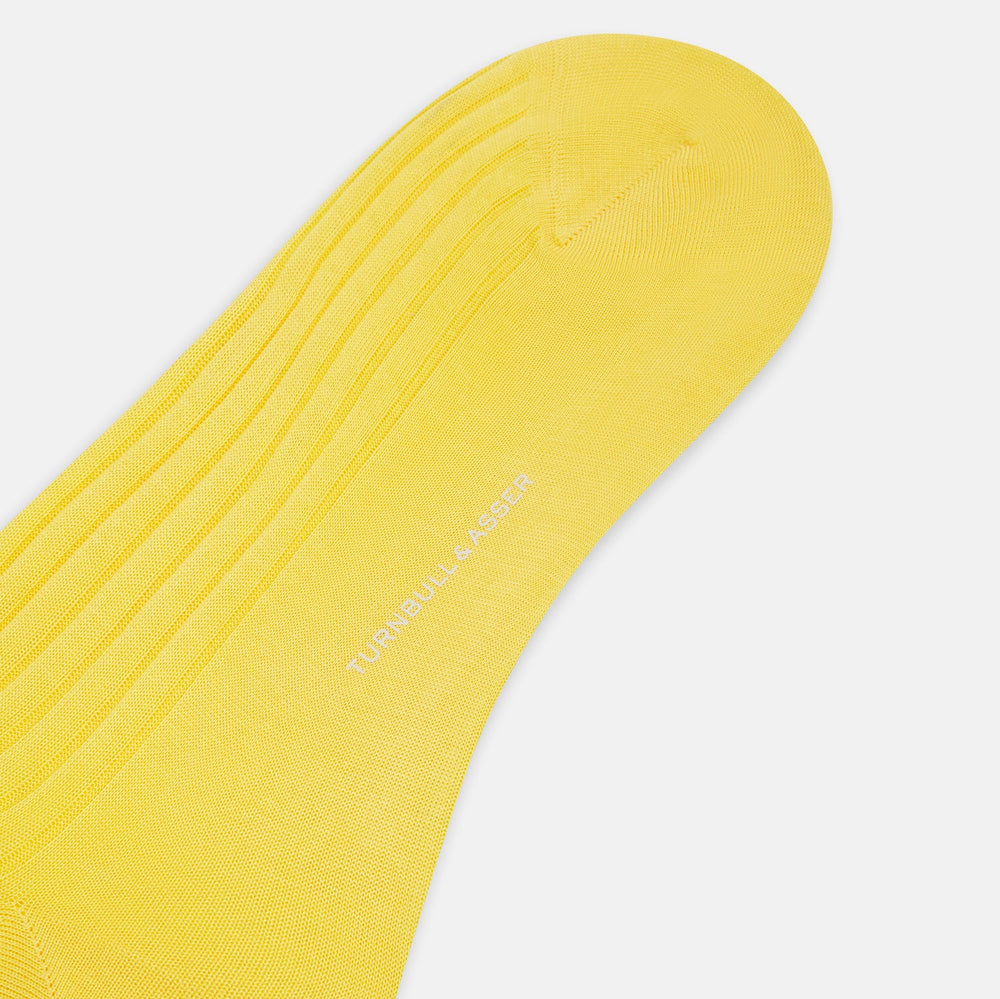 Chartreuse Lemon Long Socks