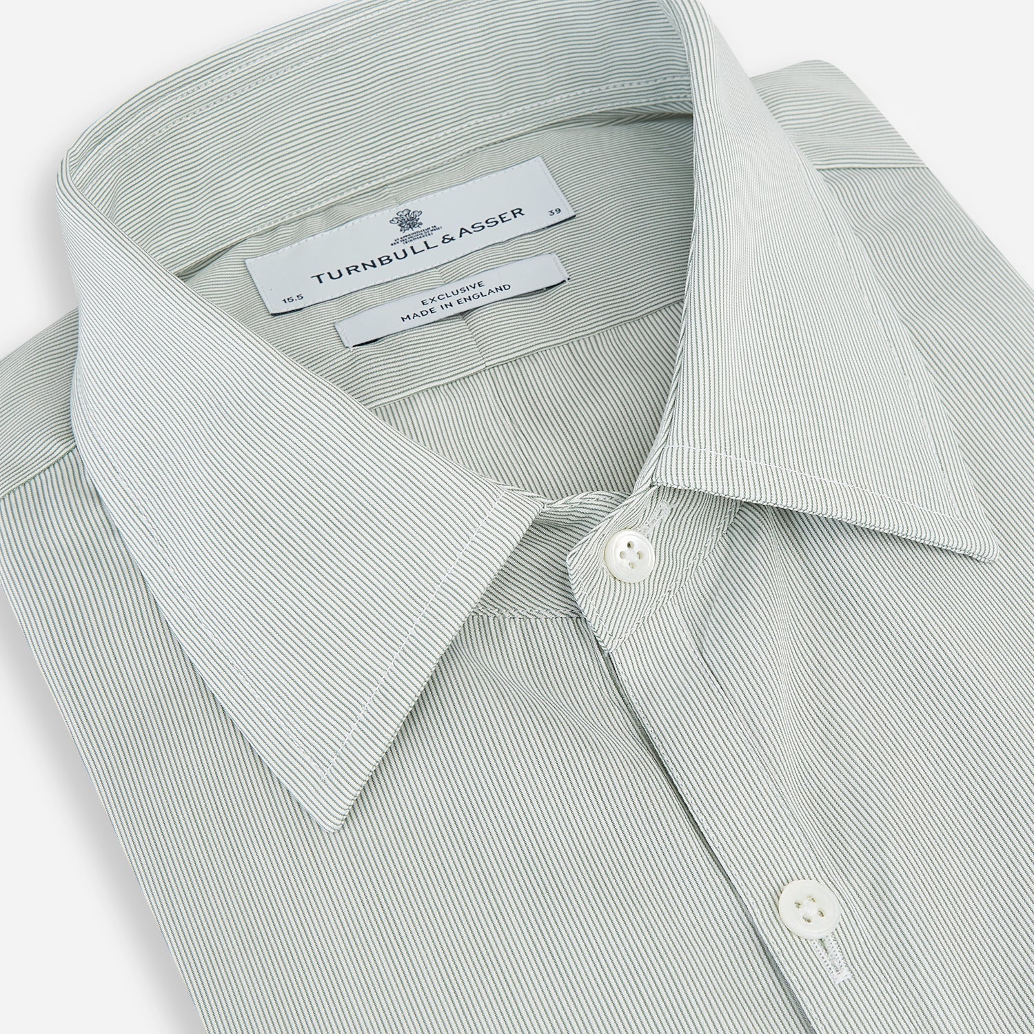 Dark Green Hairline Stripe Westminster Shirt