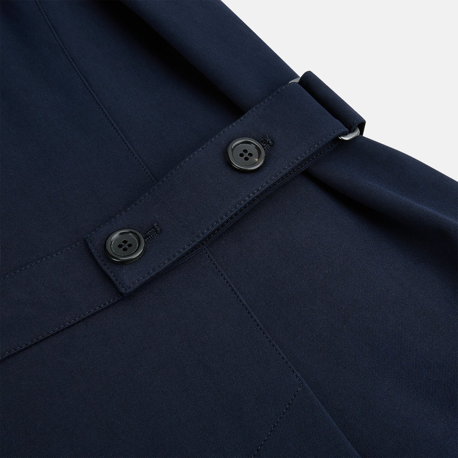 Navy John Arthur Trench Coat