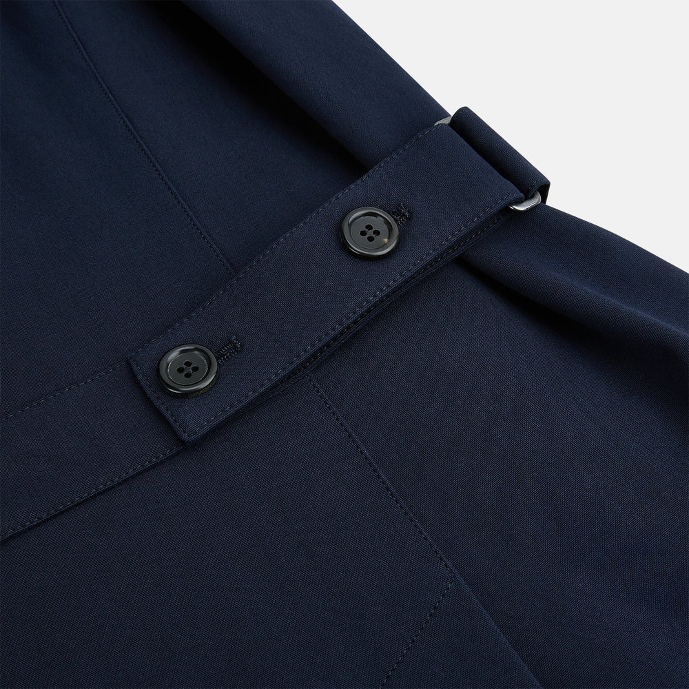 Navy John Arthur Trench Coat