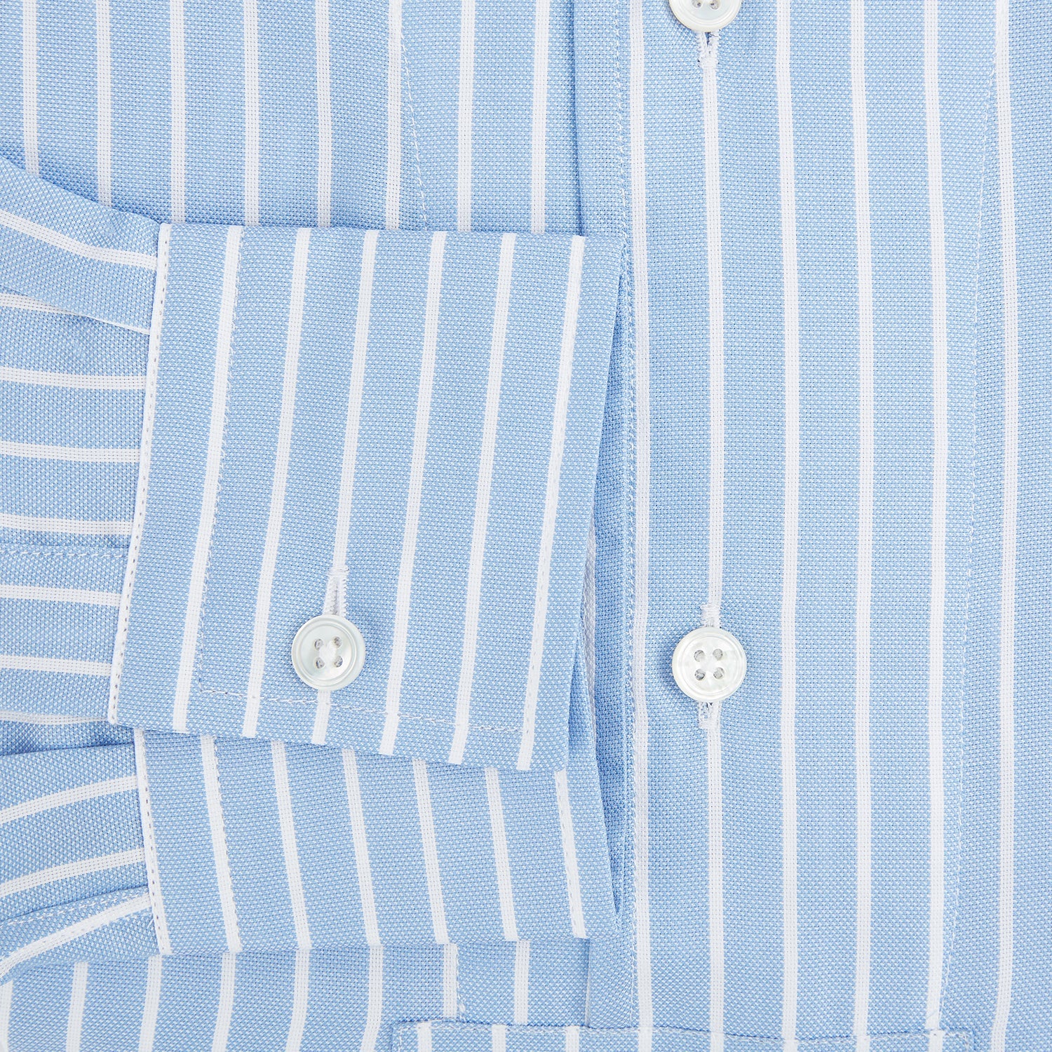 White and Blue Stripe Quarzo Nightshirt