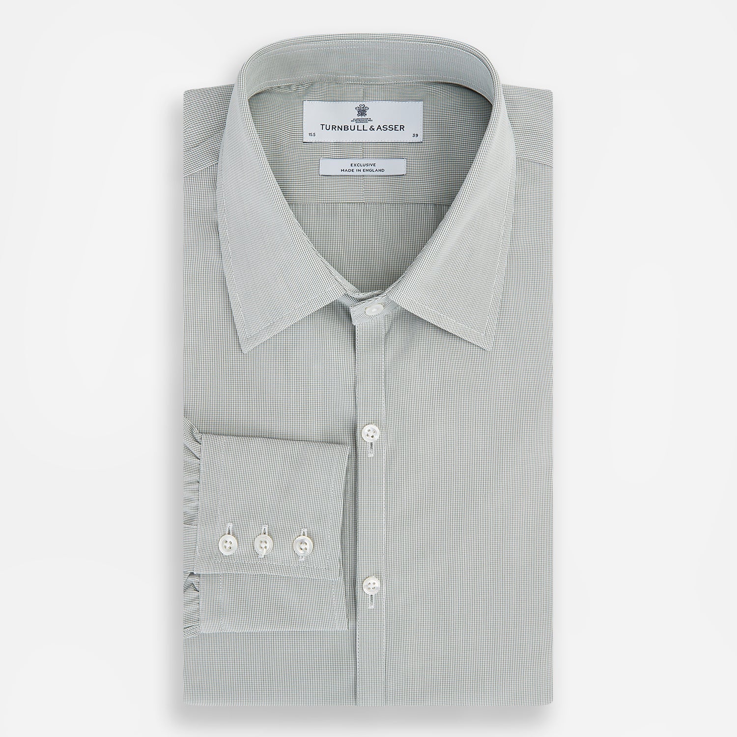 Dark Green Micro Graph Check Westminster Shirt
