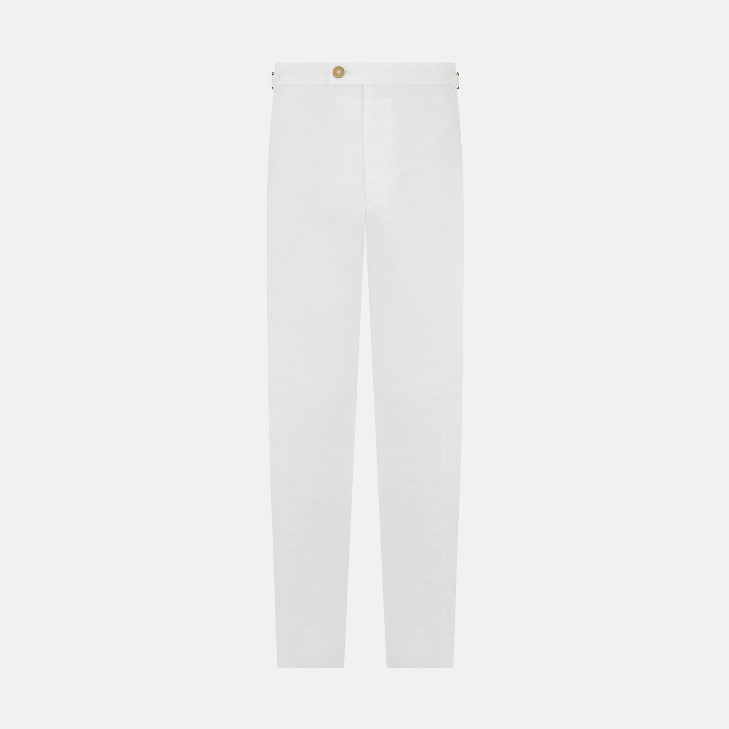 White Linen Henry Trousers