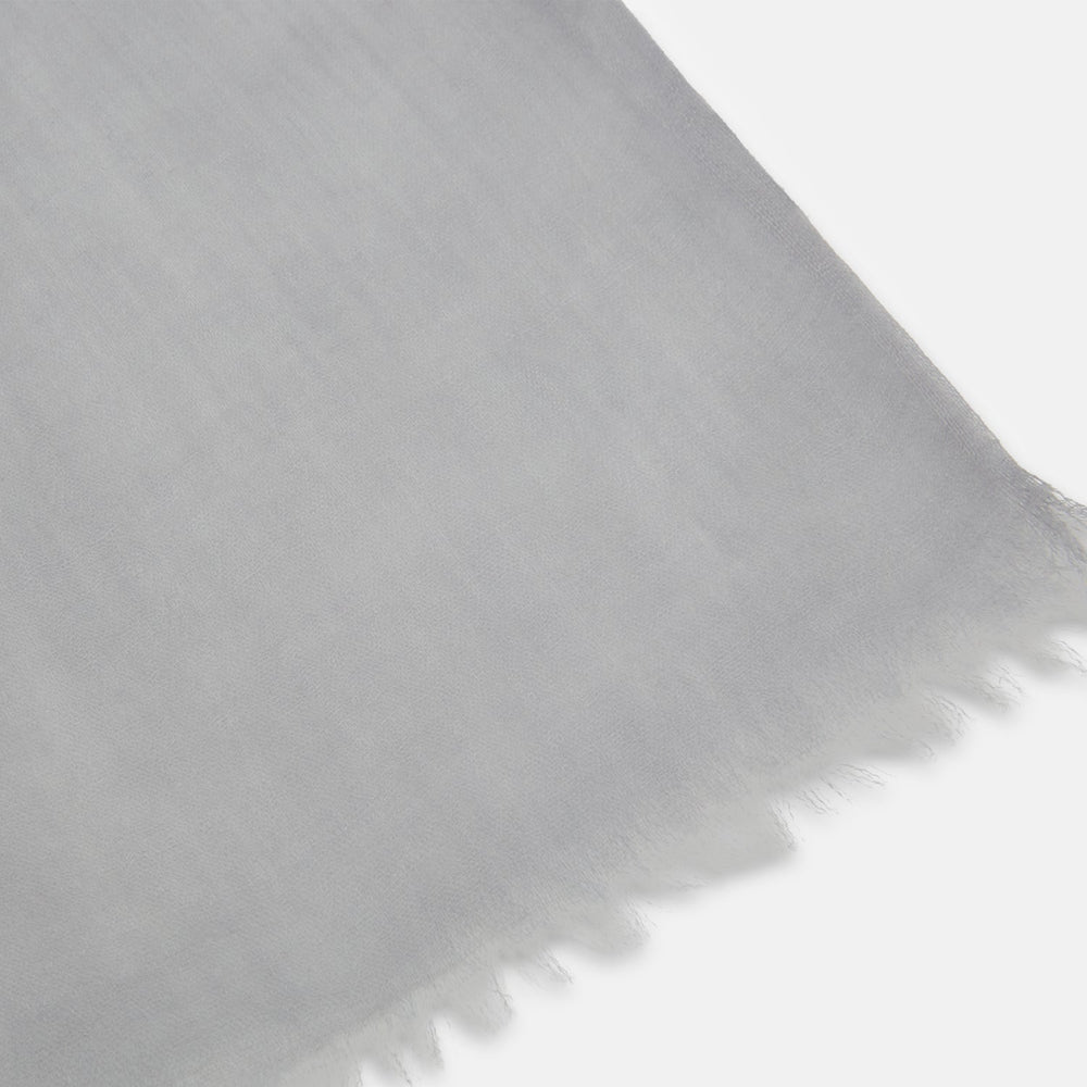 Grey Cashmere Scarf