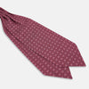 Burgundy Medallion Silk Cravat