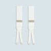 White Adjustable Formal Braces
