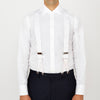 White Adjustable Formal Braces