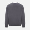 Grey V-Neck Cashmere Jumper