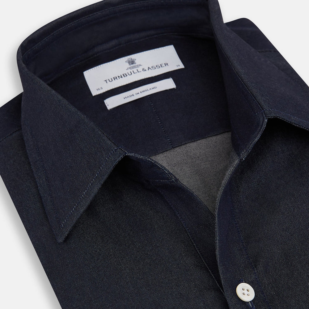 Navy Piccadilly Shirt