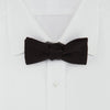 Black Batwing Satin Bow Tie