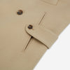 Camel Wellington Double-Breasted Caban Coat