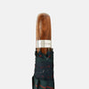 Colquhoun Tartan Telescopic Umbrella with Brown Maple Crook Handle