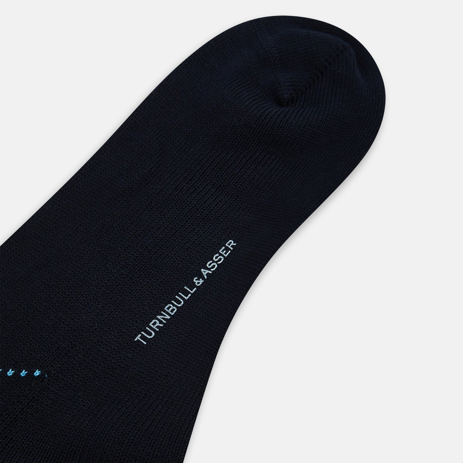 Navy Check Mid-Length Socks