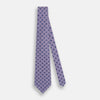 Lilac Medallion Silk Tie