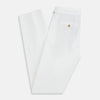 White Linen Henry Trousers
