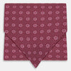 Burgundy Medallion Silk Cravat