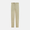 Taupe Linen Henry Trousers