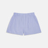 Blue Fine Check Cotton Sea Island Quality Boxer Shorts