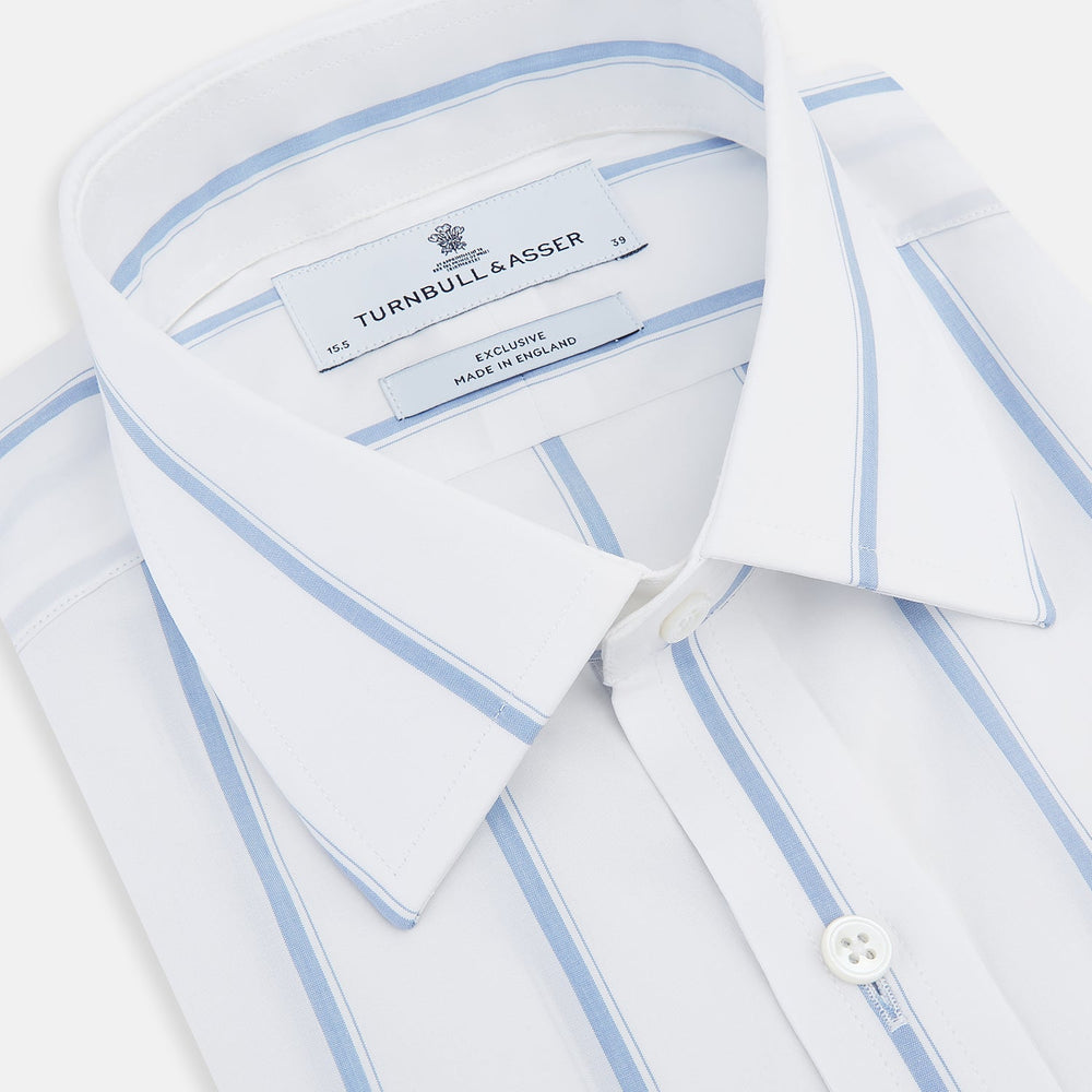 Colony Blue Track Stripe Mayfair Shirt