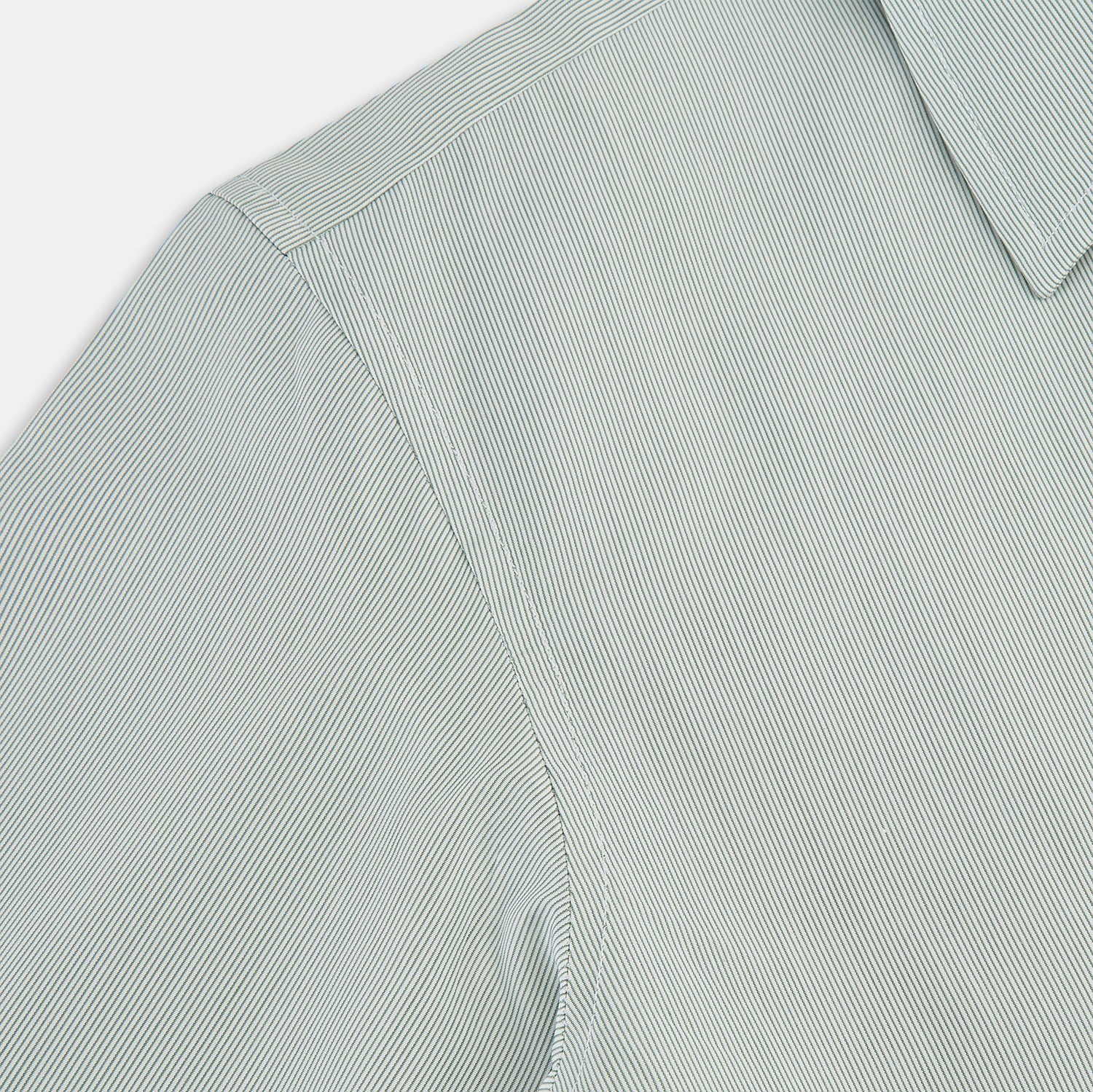 Dark Green Hairline Stripe Westminster Shirt