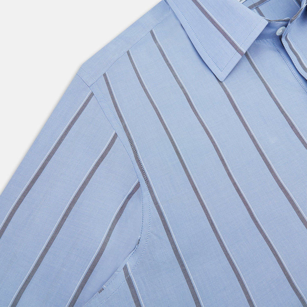 Sky Blue Track Stripe Westminster Shirt