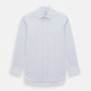 Pale Blue and Navy Grid Check Mayfair Shirt