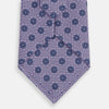 Lilac Medallion Silk Tie