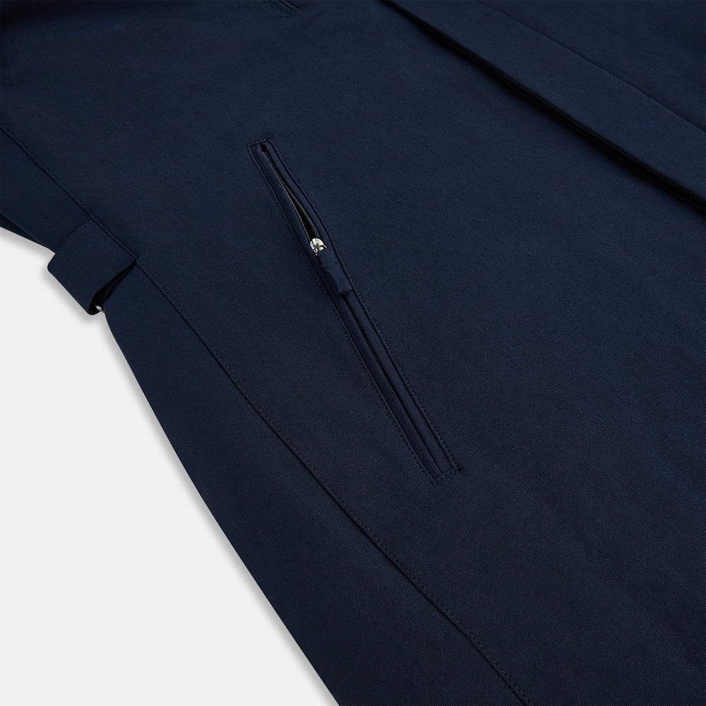 Navy John Arthur Trench Coat