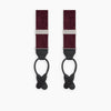 Burgundy Paisley Adjustable Silk Braces