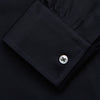 Navy Weekend Fit Hayne Shirt With Dorset Collar And 1-Button Cuffs