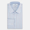 Blue and Burgundy Multi-Stripe Westminster Shirt