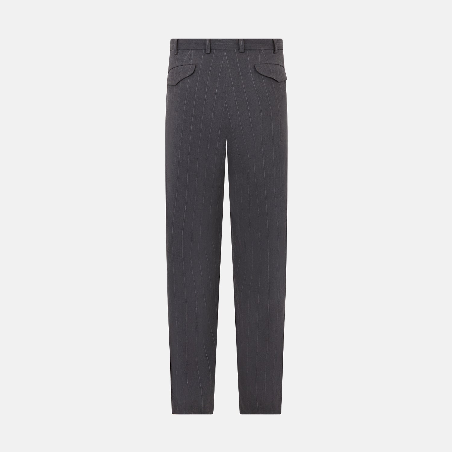 Dark Chocolate Striped Edmund trousers