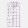Antique Pink Grid Check Mayfair Shirt