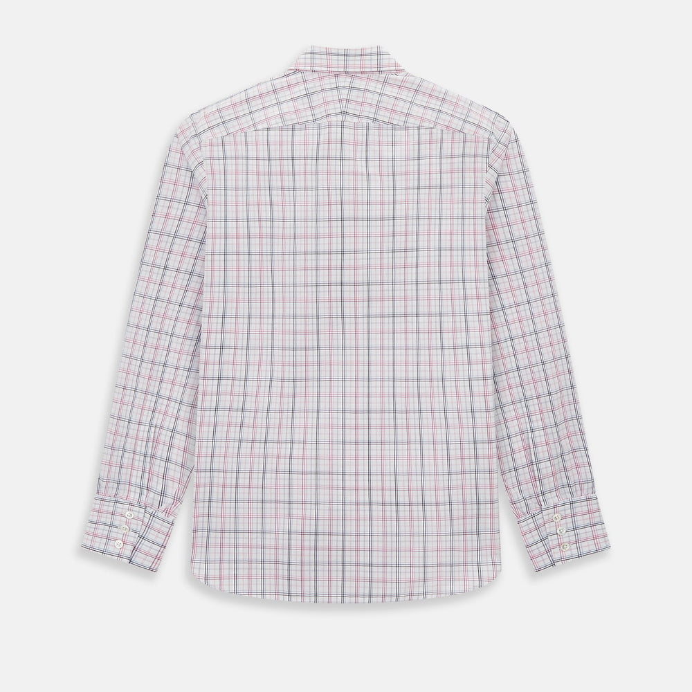 Purple and Blue Multi Check Westminster Shirt
