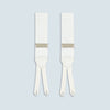 White Adjustable Formal Braces