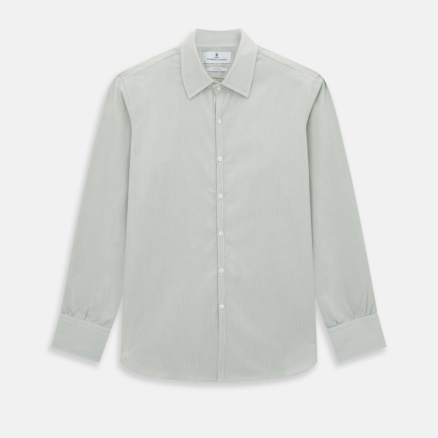 Dark Green Hairline Stripe Westminster Shirt