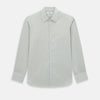 Dark Green Hairline Stripe Westminster Shirt