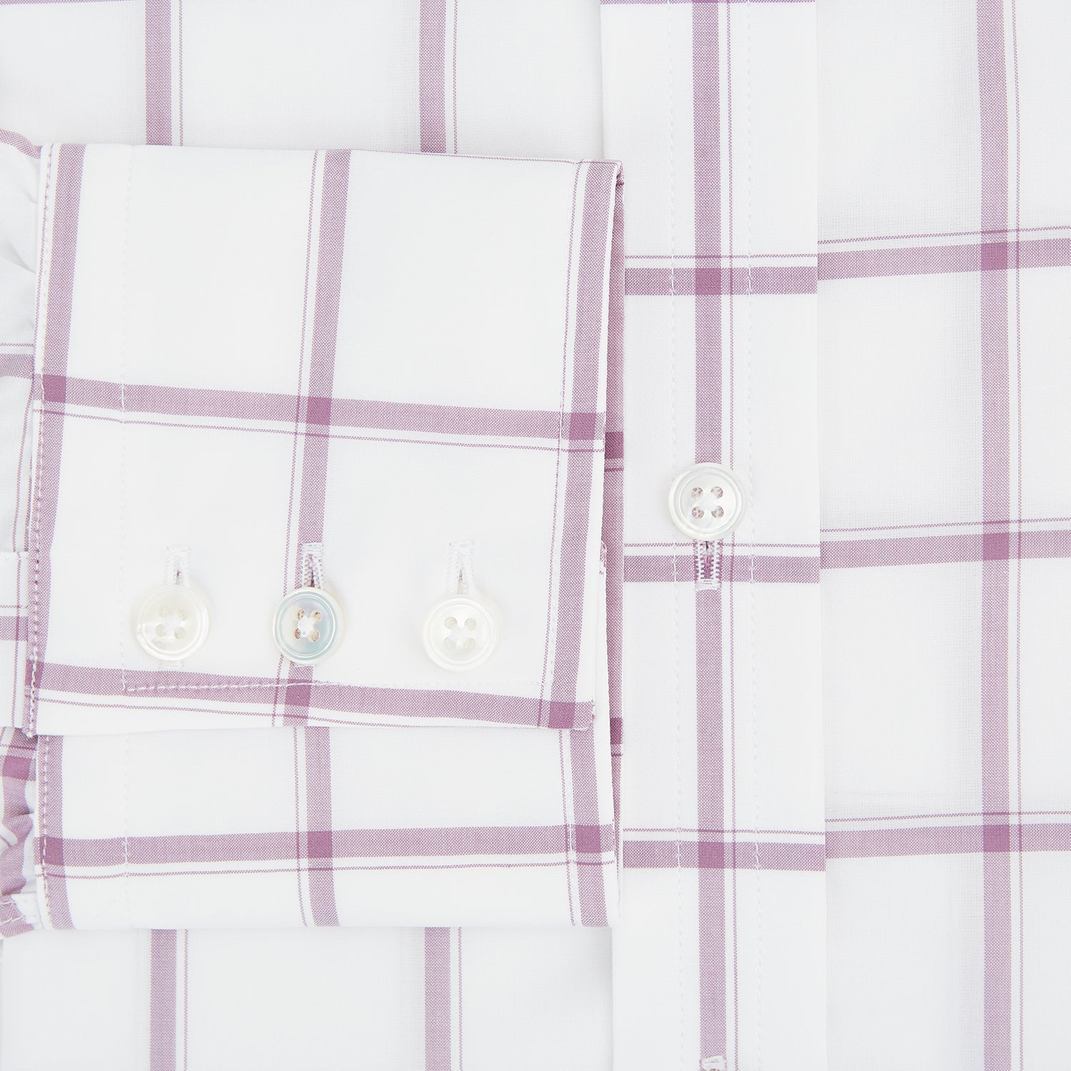 Antique Pink Grid Check Mayfair Shirt