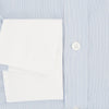 Sky Blue Hairline Multi Stripe Shirt with Constrast T&A Collar and Cuffs