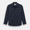 Navy and White Check Windsor Shirt
