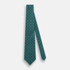 Forest Green Medallion Silk Tie