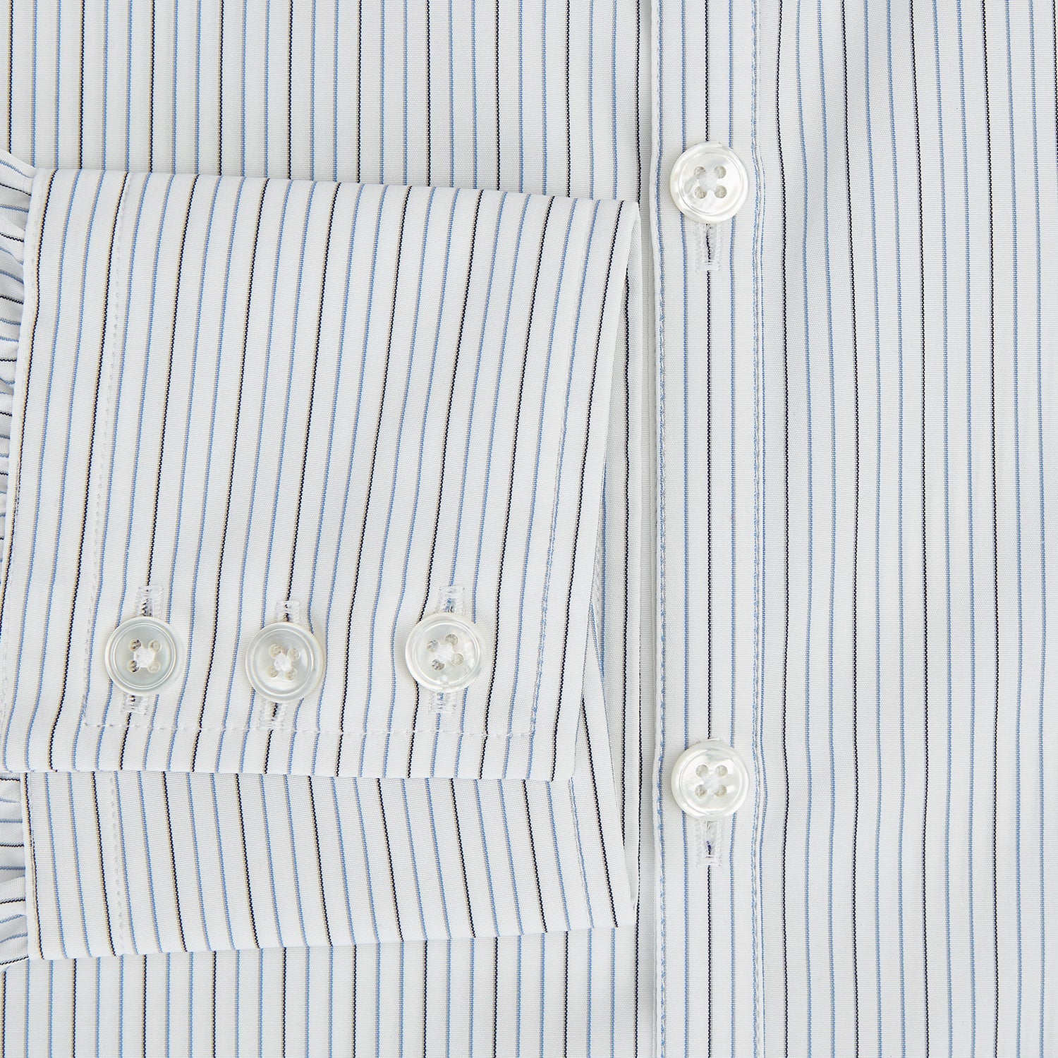 Grey and Blue Pinstripe Westminster Shirt