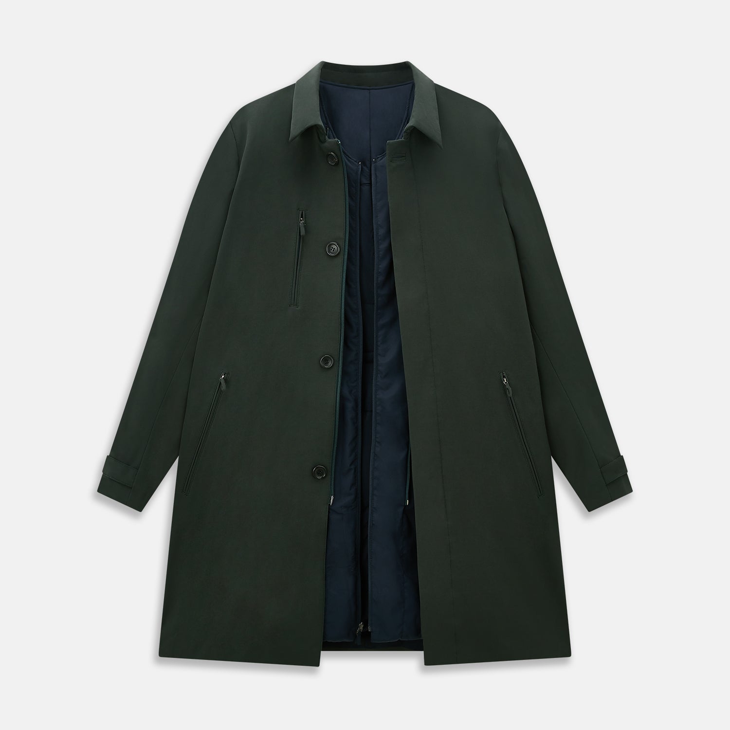 Forest Green John Arthur Trench Coat