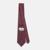 Orange Paisley Silk Tie