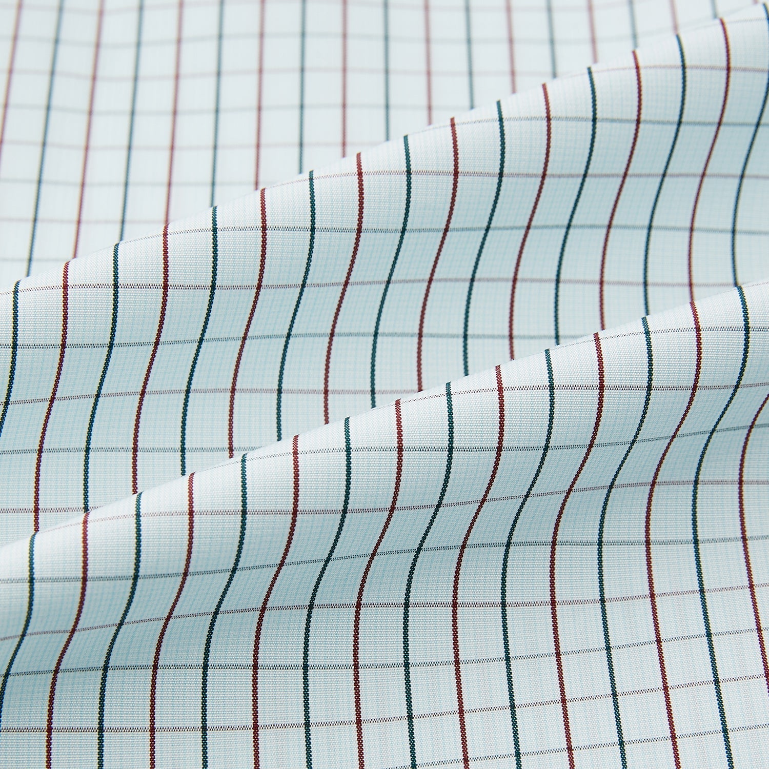 Forest Melange and Red Overlay Grid Check Westminster Shirt