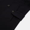 Navy Wellington Double-Breasted Caban Coat