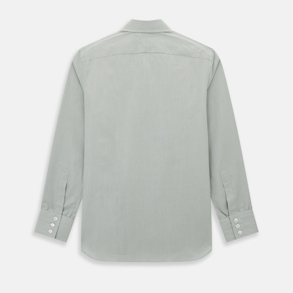 Dark Green Micro Graph Check Westminster Shirt