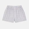 Purple and Orange Multi Graph Check Godfrey Boxer Shorts