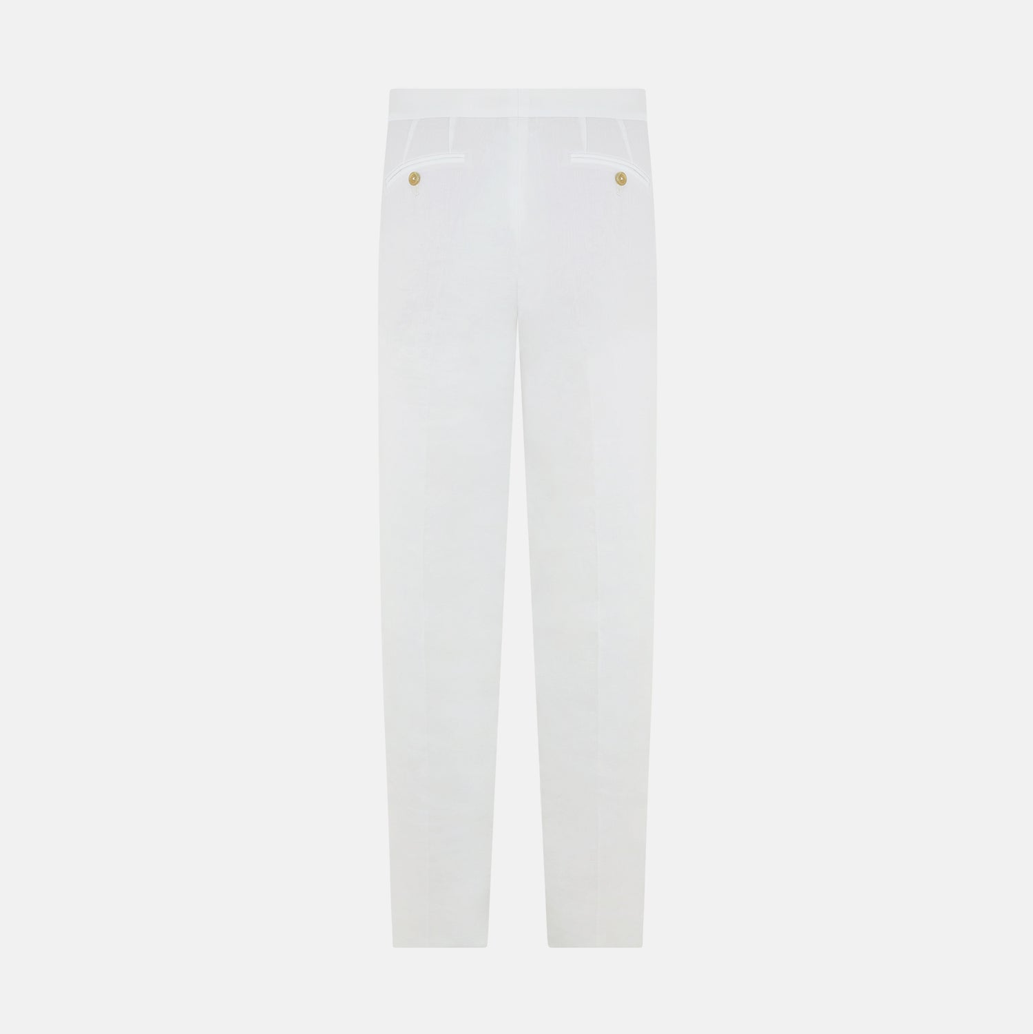 White Linen Henry Trousers