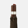 Brown Telescopic Umbrella with Brown Maple  Handle